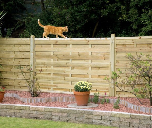 Garden fence design - 20 inspiring examples of self-made garden fences