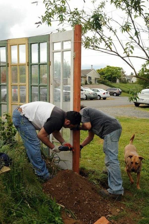 Garden fence design - 20 inspiring examples of self-made garden fences