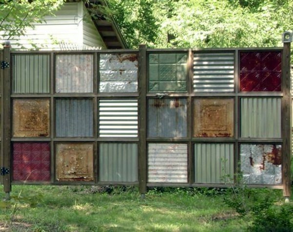 Garden fence design - 20 inspiring examples of self-made garden fences