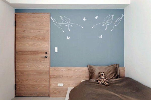 Modern minimalist décor at home