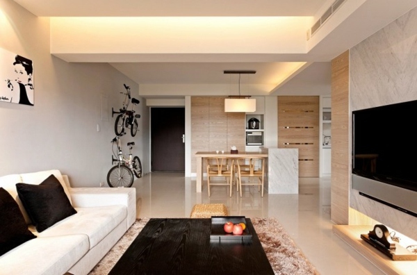 Modern minimalist décor at home Modern minimalist décor at home