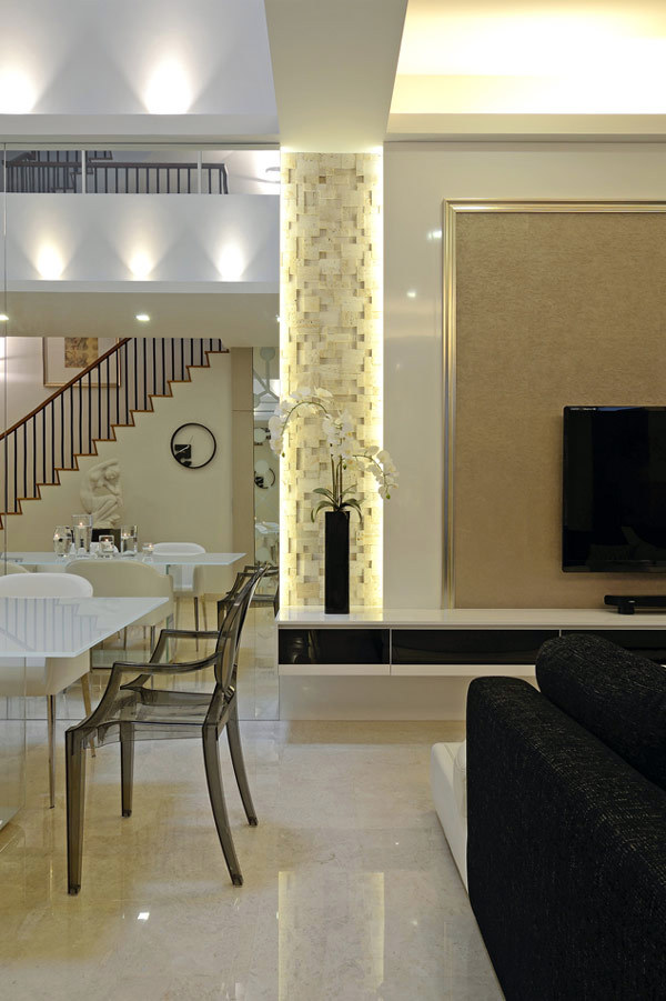 Four - Level Terrace House in Singapore by KNQ Associates