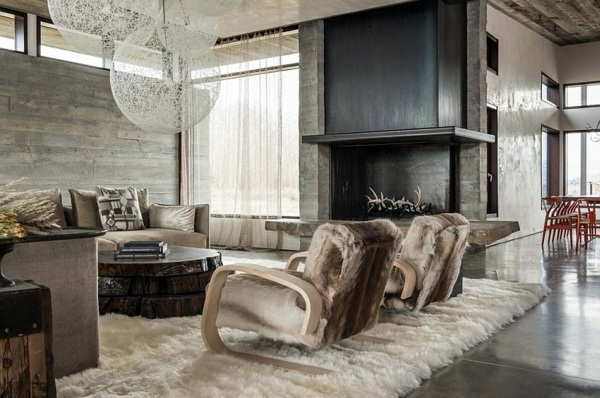 Gorgeous mountain cabin in a modern, contemporary style