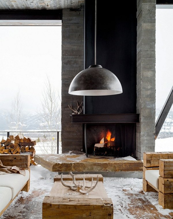Gorgeous mountain cabin in a modern, contemporary style