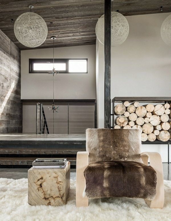 Gorgeous mountain cabin in a modern, contemporary style