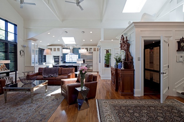 Modern Living Room Furniture With Mirror Surface Interior