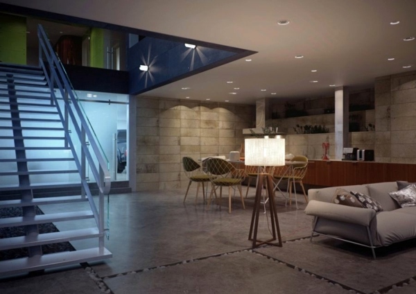 Innovative glass box house