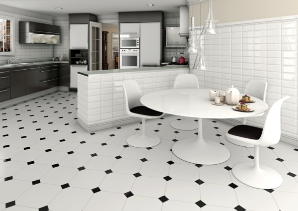 Kitchen wall tiles - the rear wall plays an important role in the kitchen