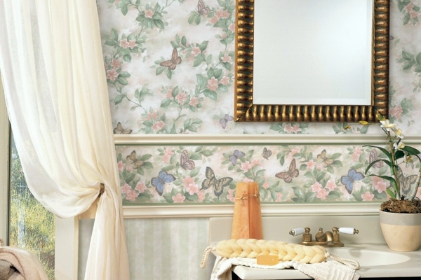 Moisture-proof wallpaper for bathrooms - Beautify your bathroom an elegant way!