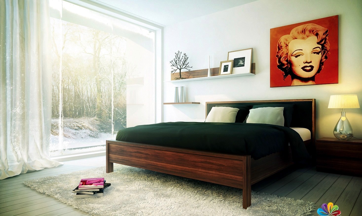 Smart and Sassy Bedroom