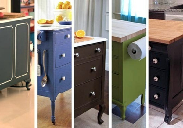 The old dresser as a kitchen block use - DIY project for you The old dresser as a kitchen block use - DIY project for you
