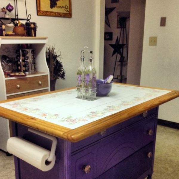 The old dresser as a kitchen block use - DIY project for you The old dresser as a kitchen block use - DIY project for you