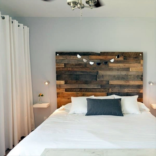 Diy Headboard Euro Pallets Interior Design Ideas Avso Org