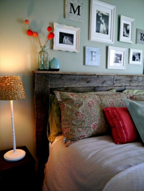 Europaletten - DIY headboard Euro pallets Europaletten - DIY headboard Euro pallets