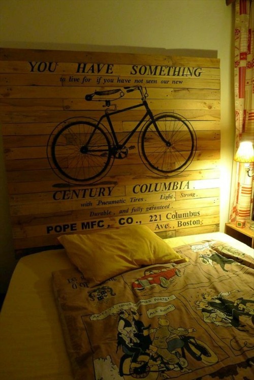 Kopfteil - DIY headboard Euro pallets Kopfteil - DIY headboard Euro pallets