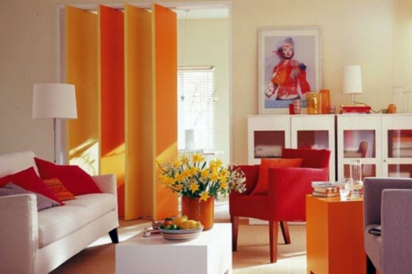 The orange color - meaning, effects and household equipment The orange color - meaning, effects and household equipment