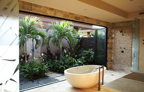 12 tropical bathroom in summer style