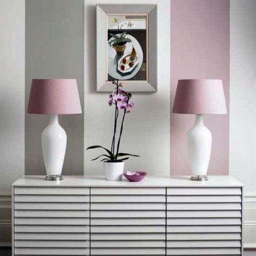 12 more ideas for attractive wall decoration with stripes
