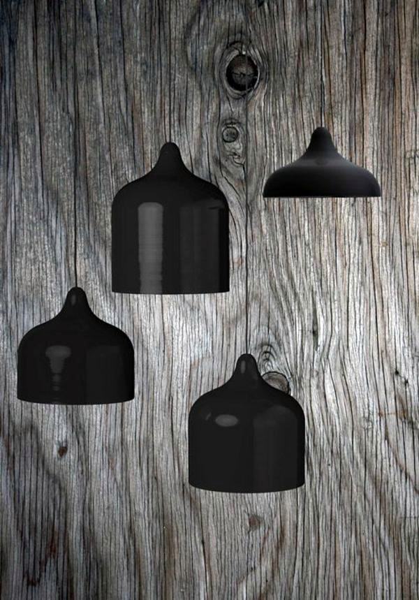 Designer lamps appear as a great decoration in the room