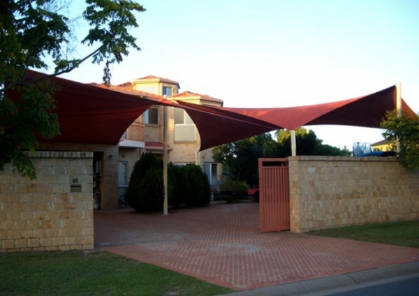 Shade sails ideas for thick shadow in the backyard ... Shade sails ideas for thick shadow in the backyard ... on Shade Sail Backyard Ideas id=76650