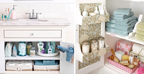 Cool tips and ideas for creative bathroom design and organization