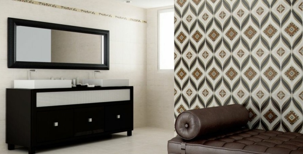 Tiles in the bathroom design - cool bathroom pictures