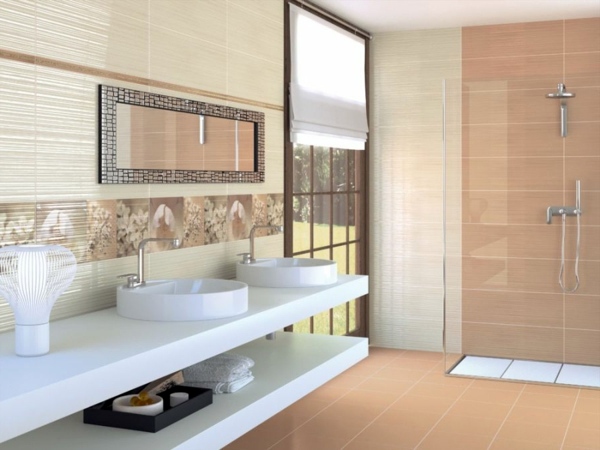 Tiles in the bathroom design - cool bathroom pictures
