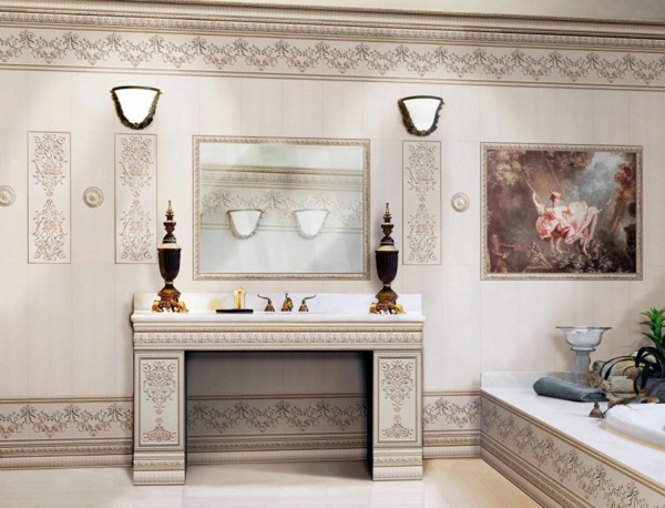 Fliesen - Tiles in the bathroom design - cool bathroom pictures