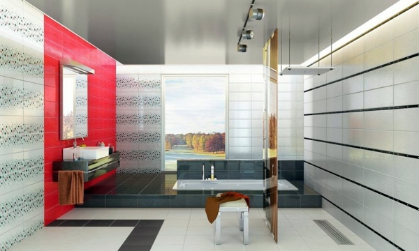 Tiles in the bathroom design - cool bathroom pictures
