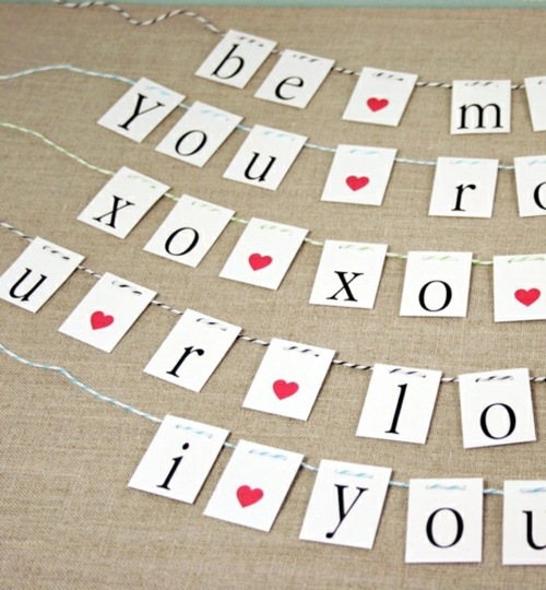 Make gifts and decoration for Valentine's Day itself