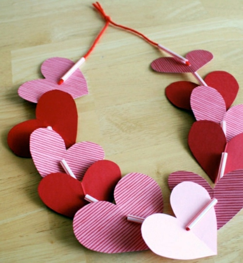 Make gifts and decoration for Valentine's Day itself