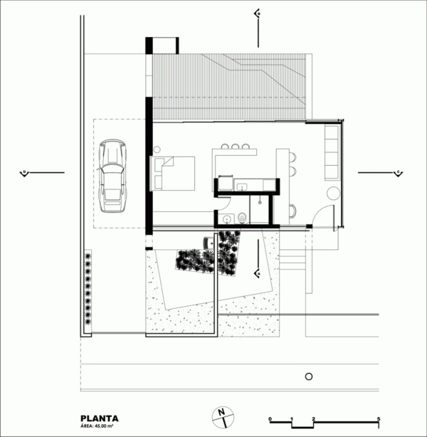 Unique House in Brazil only 45 square meters Unique House in Brazil only 45 square meters