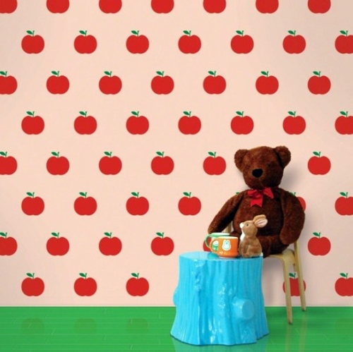 Colorful wallpaper for children's rooms by Allison Krongard Colorful wallpaper for children's rooms by Allison Krongard