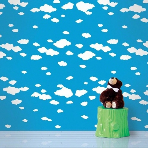Colorful wallpaper for children's rooms by Allison Krongard Colorful wallpaper for children's rooms by Allison Krongard