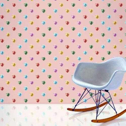 Colorful wallpaper for children's rooms by Allison Krongard Colorful wallpaper for children's rooms by Allison Krongard