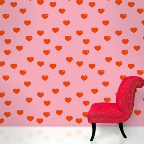 Colorful wallpaper for children's rooms by Allison Krongard