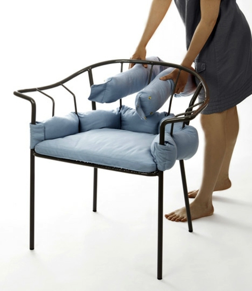 Original outdoor chair Serpentine by Eléonore Nalet