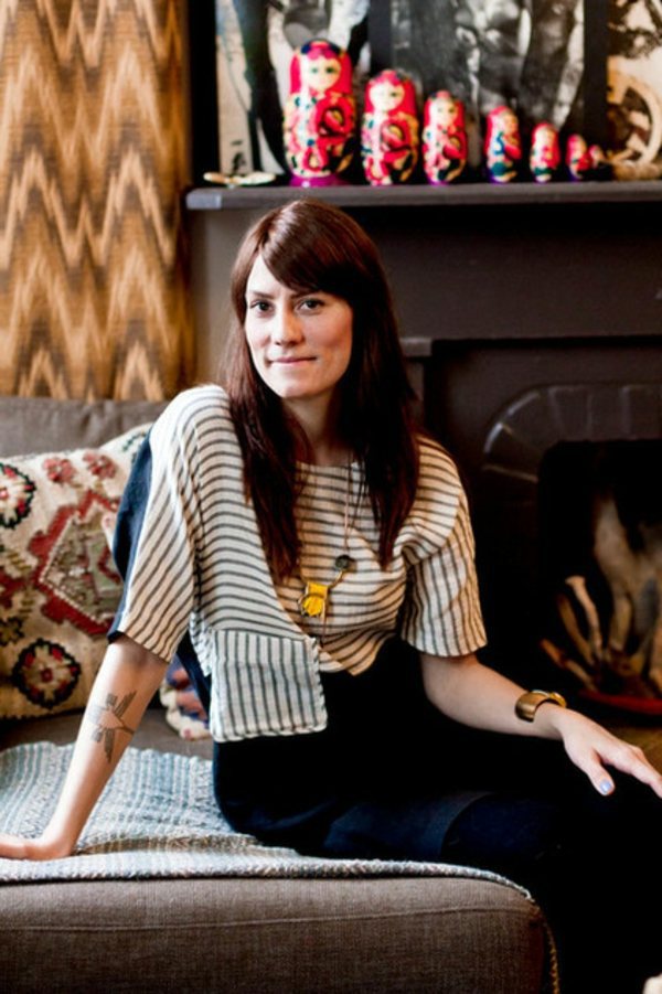 The small studio apartment of a fashion designer