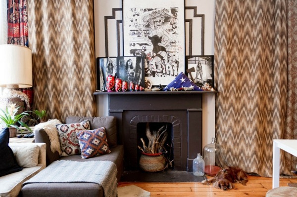 The small studio apartment of a fashion designer