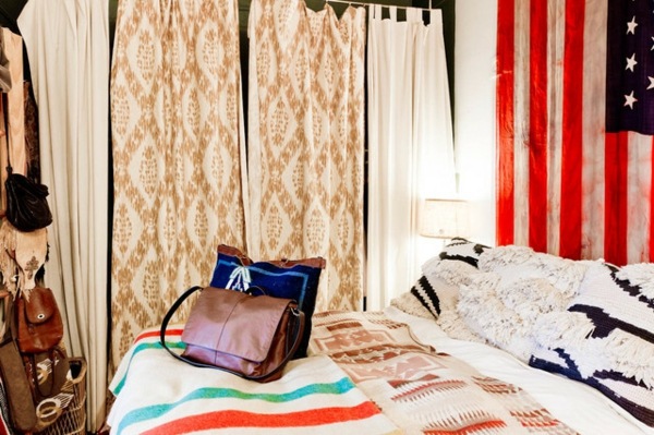 The small studio apartment of a fashion designer