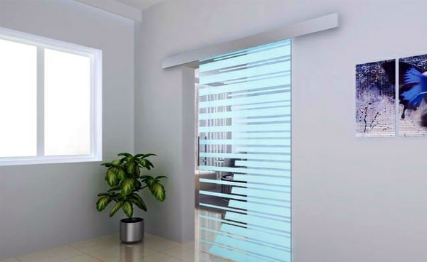 Interior doors made from glass - modern, aesthetic glass doors
