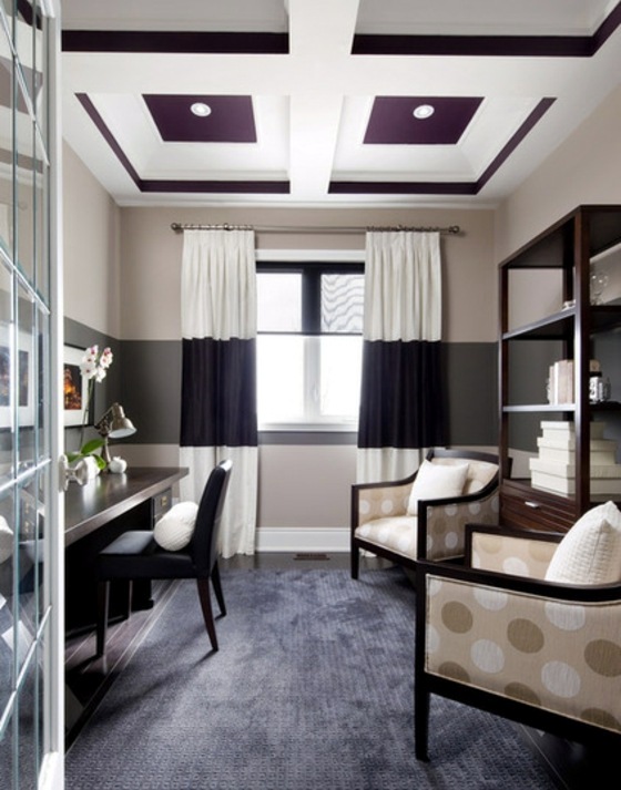 Cool interior design ideas with stripes and circles