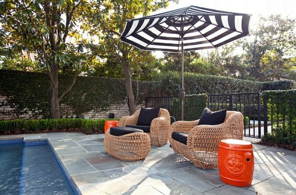 Oriental design with Chinese Garden Chairs