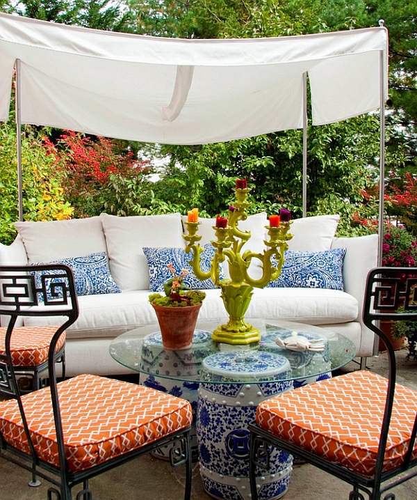 Oriental design with Chinese Garden Chairs