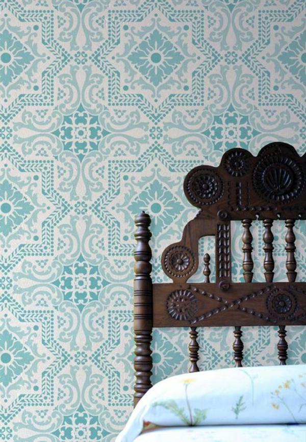 Blue Wallpaper The Perfect Piped In Each Room Interior