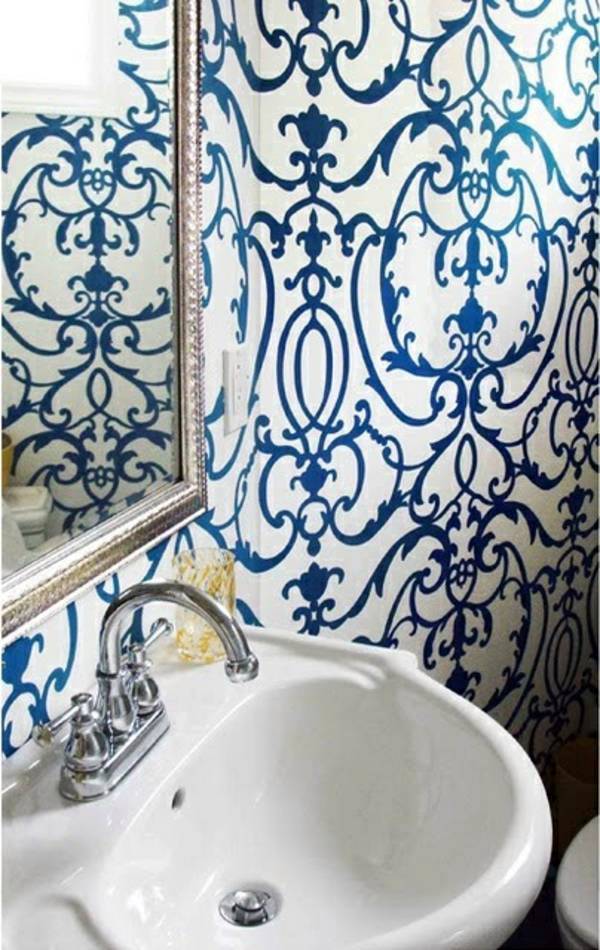Blue Wallpaper - the perfect Piped in each room