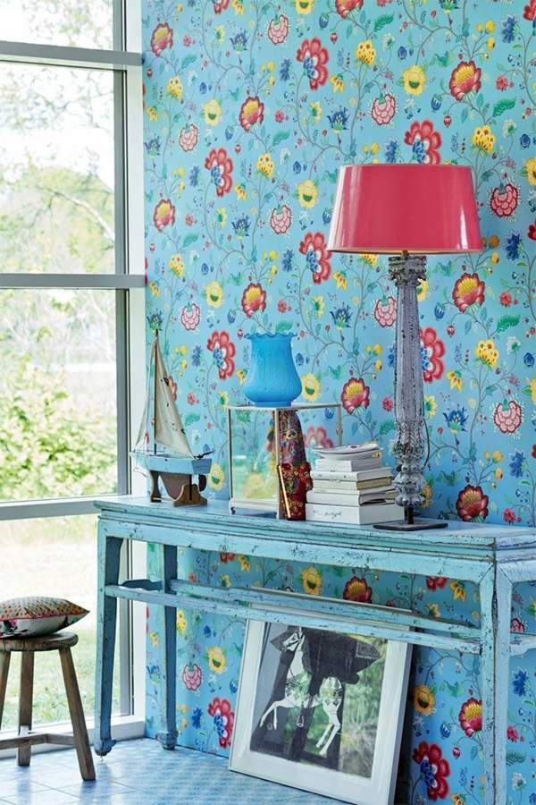 Blue Wallpaper - the perfect Piped in each room Blue Wallpaper - the perfect Piped in each room