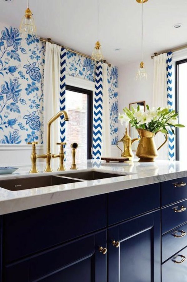 Blue Wallpaper - the perfect Piped in each room Blue Wallpaper - the perfect Piped in each room