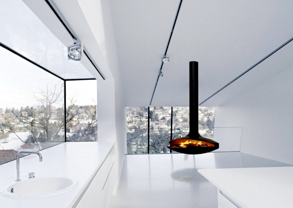 20 design ideas for hanging stove in modern house