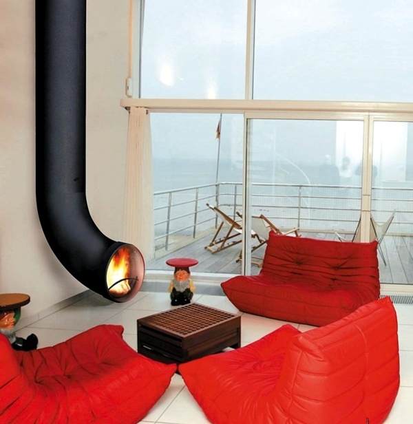 20 design ideas for hanging stove in modern house